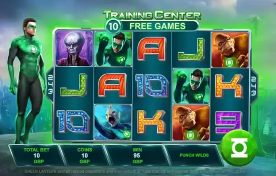 Playtech - Green Lantern, скриншот 2
